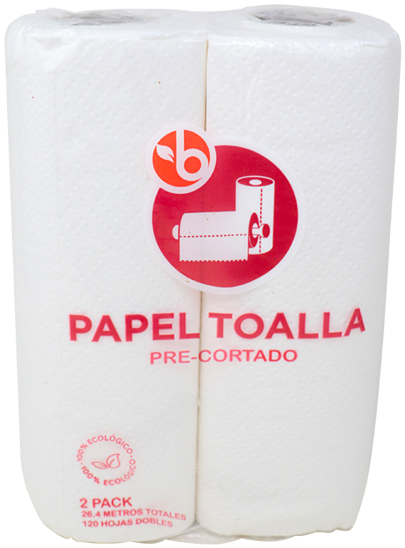 BRAVO PAPEL TOALLA 2 PACK