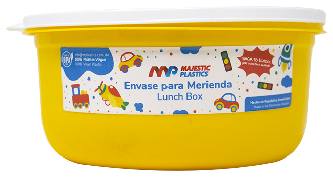Majestic Envase Plastico Redondo 500mlPAQ