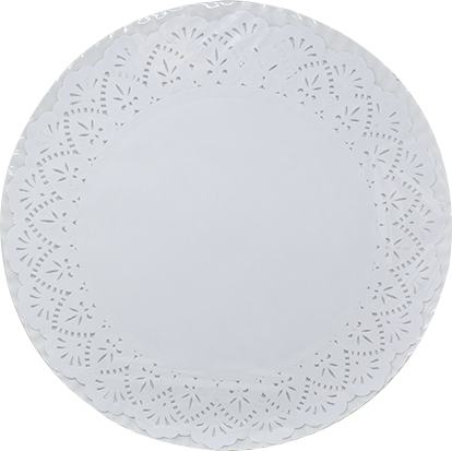 Bandeja Doiles Blanca Redonda 35cm3 UND