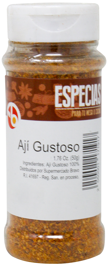 BRAVO AJI GUSTOSO POLVO 50 GR