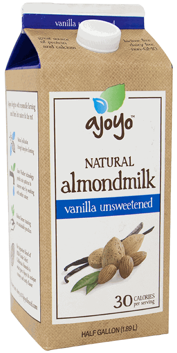 AJOYO MILK ALMOND VAIN UNSWEETENED 64 OZ