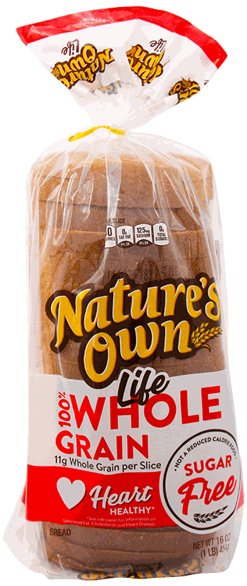 NATURE S OWN WHOLE GRAIN NO SUGAR 16 OZ