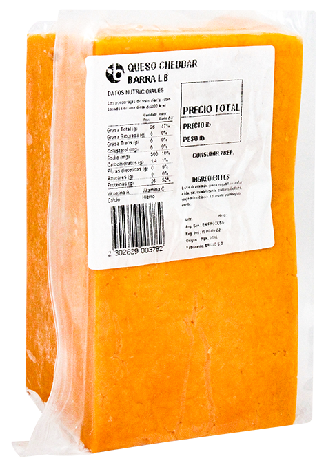 Queso Cheddar BarraLB