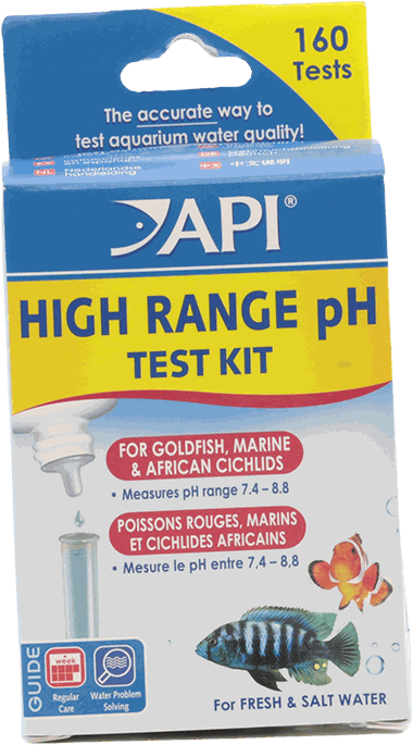 API TEST KIT PH HIGH R SALTWATER FRESH