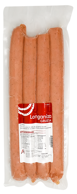 INDUCARNE LONGANIZA GRUESA 2 LB