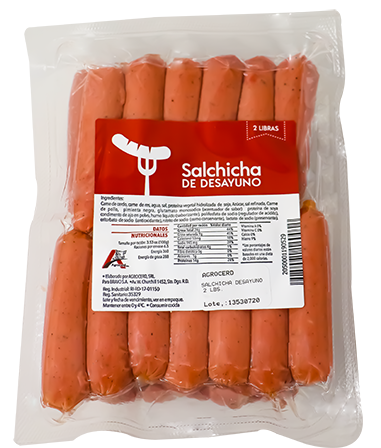 INDUCARNE SALCHICHA DESAYUNO 2 LB