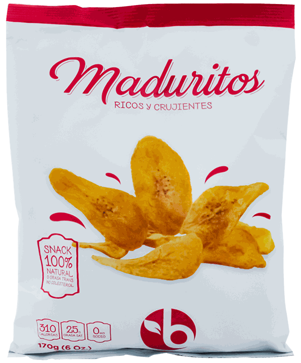 BRAVO SNACK PLATANO MADURO 170 GR