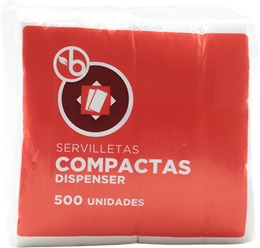 BRAVO SERVILLETA DISP COMPACTAS 500/1