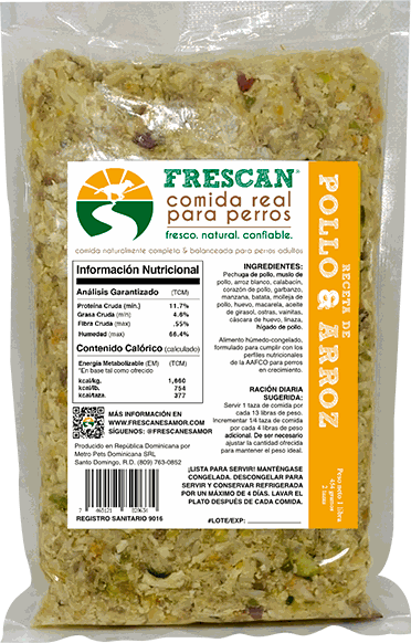 Frescan Pollo Y Arroz1 LB