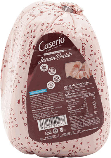 INDUVECA CASERIO JAMON CERDO 1.5 LB