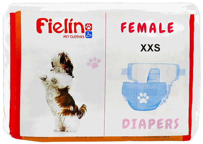 PAMPERS PARA PERRO HEMBRA XXS