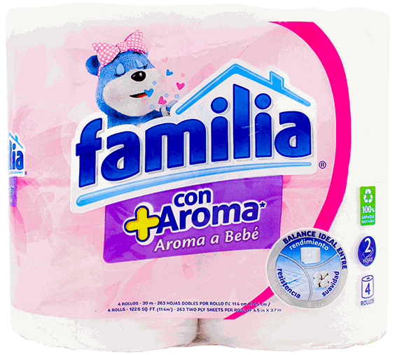 Familia Papel Hig Aroma Bebe4 UND