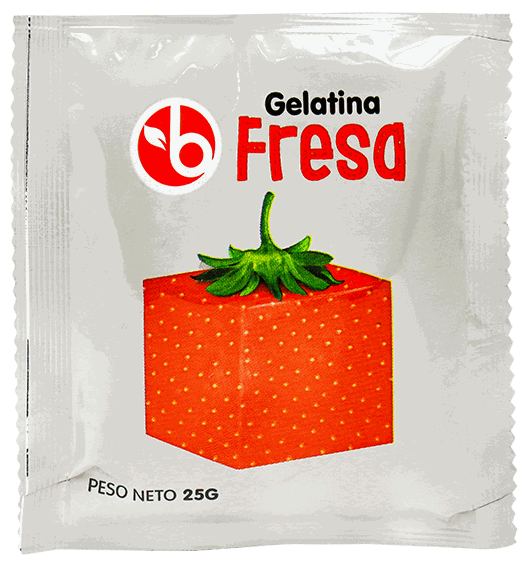 Bravo Gelatina Fresa25 GR