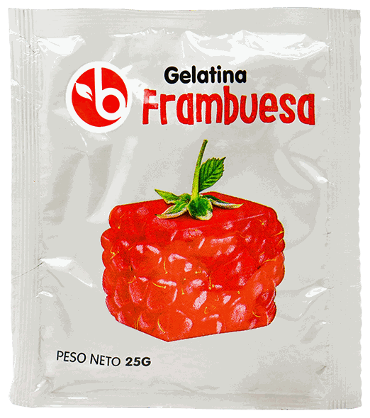 BRAVO GELATINA FRAMBUESA 25 GR
