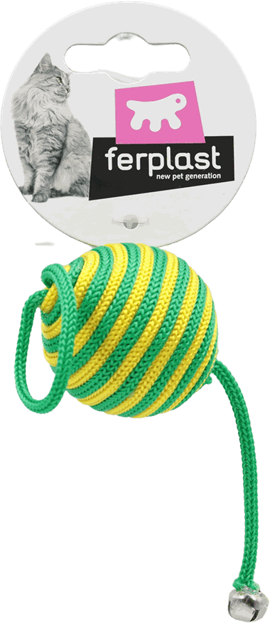 JUGUETE GATO PELOTA SONAJERA