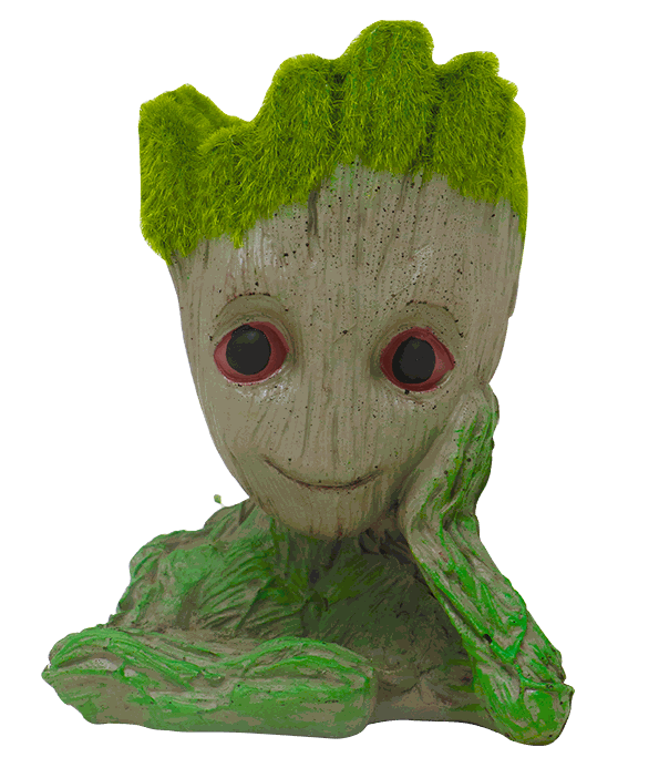 ADORNO ACUARIO RESINA BABY GROOT 5.5