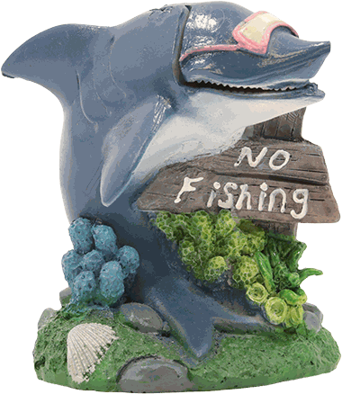 ADORNO ACUARIO RESINA NO FISHING 5