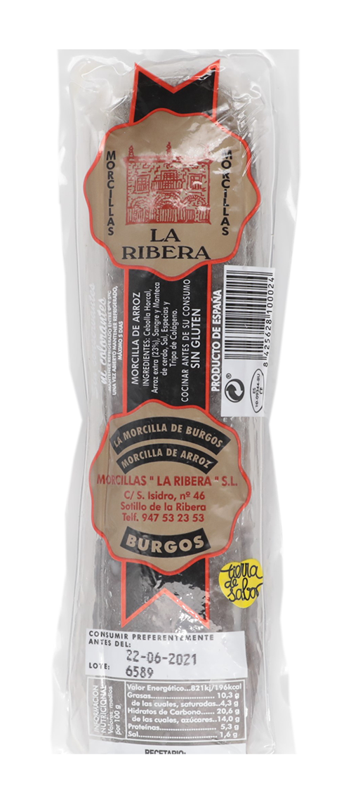 LA RIBERA MORCILLA DE ARROZ 0.80 LB