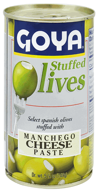 GOYA ACEITUNAS RELL QUESO MANCHE 5.25 OZ