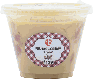 BRAVO DULCE FRUTAS CREMA LECHE 9 OZ
