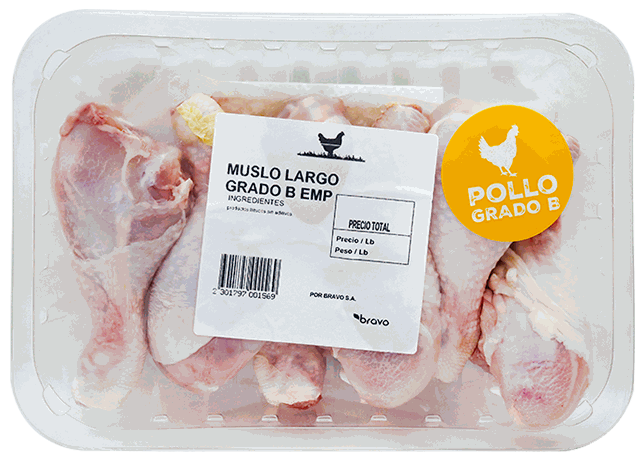MUSLO LARGO DE POLLO GRADO B