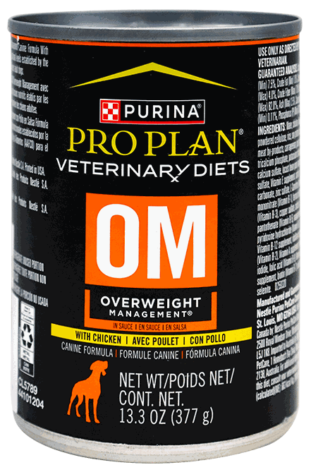 VET DIET OVERWEIGHT MANAGEMENT CAN 13.3OZ - PRO PLAN