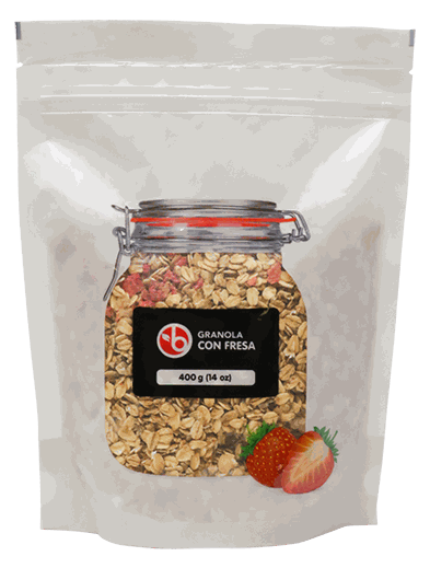 BRAVO GRANOLA CON FRESA 400 GR