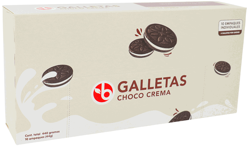 BRAVO GALLETA CHOCO CREMA 440 GR