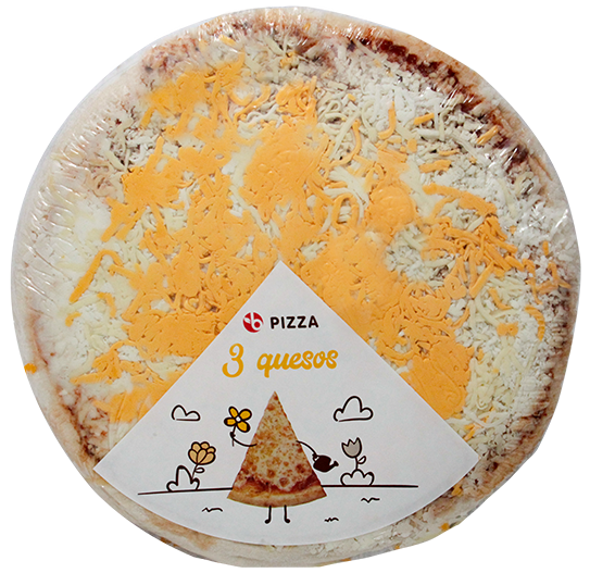 BRAVO PIZZA 3 QUESO UN