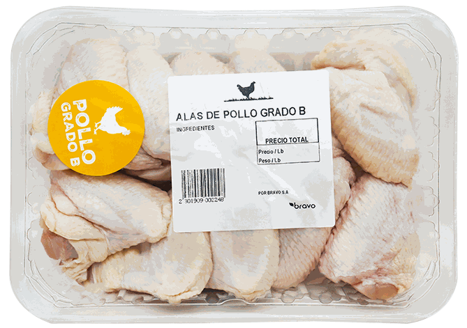 ALAS POLLO GRADO B