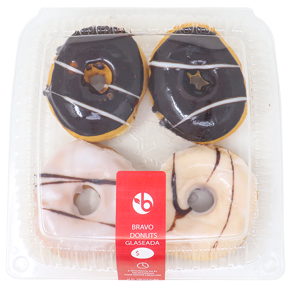 Bravo Donuts Glaseadas4 UND