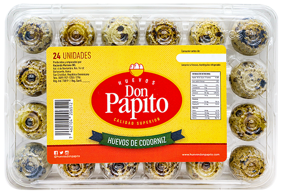 Huevos De Codorniz Don Papito24 UND