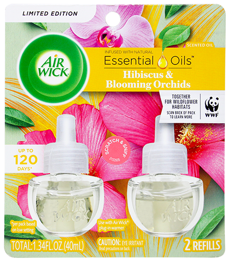 Air Wic Oil Hibis Bloom Twin Rfl2 UND