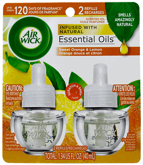 AIR WICK OIL SPARK CITRUS 6/1.34OZ