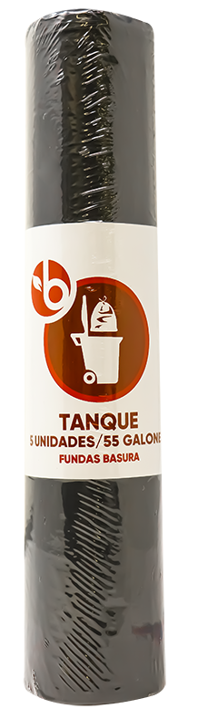 Bravo Fundas Basura Tanque 55 GL5 UND
