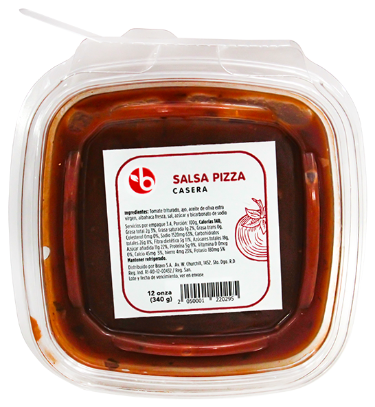 BRAVO SALSA PIZZA CASERA 12 OZ