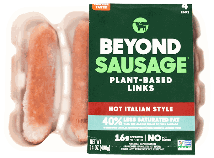BEYOND MEAT SAUSAGE ITALIAN HOT 4/PK