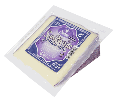 SAN VICENTE QUESO SEMICURADO S/LACTOSA 250 G