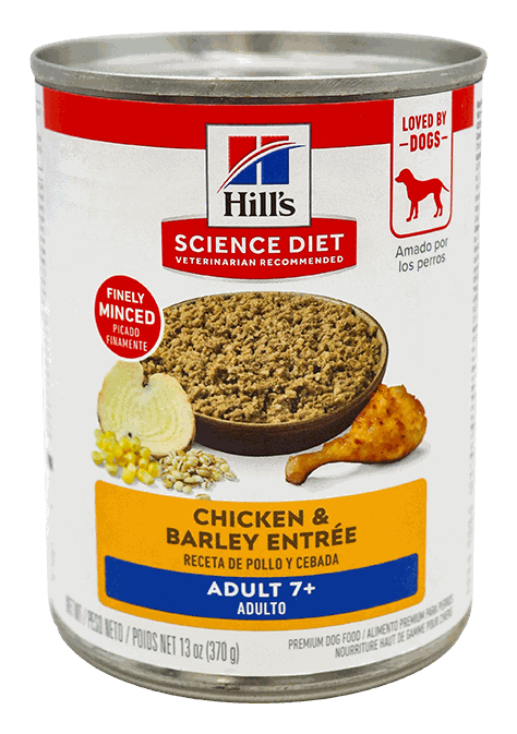 HILLAS SD CANINE ADULT 7+ CKN 13OZ