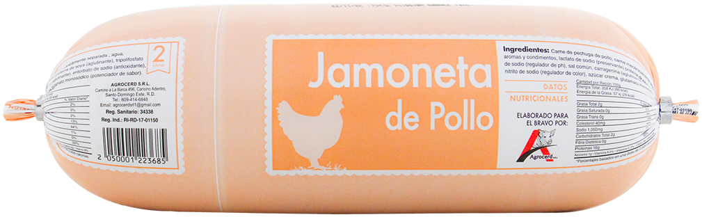 AGROCERD JAMONETA POLLO 2 LB