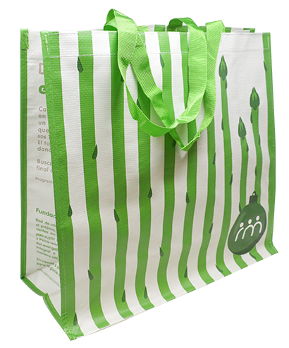 Bolsa Reciclable Navidad EsparragoPAQ