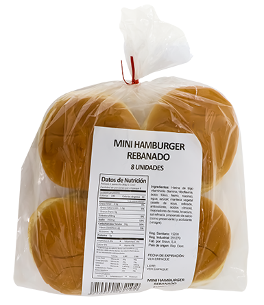 Pan Mini Hamburger RebanadoPAQ