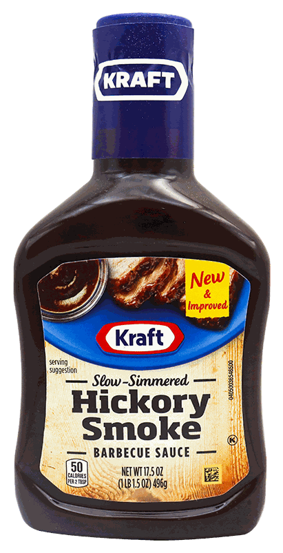 KRAFT BBQ SAUCE HICKORY SMOKE 17.5 OZ