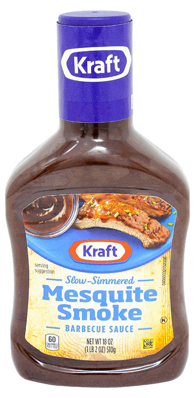 KRAFT BBQ SAUCE MESQUITE SMOKE 18 OZ