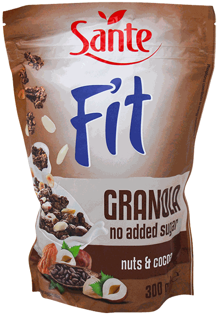 SANTE FIT GRANOLA NUTS COCOA 300 GR