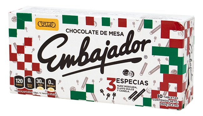 Embajador Chocolate Especias10 UND