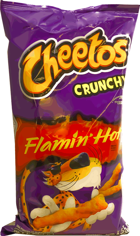 FRITO LAY CHEETOS CRU. FLAMIN HOT 155 GR