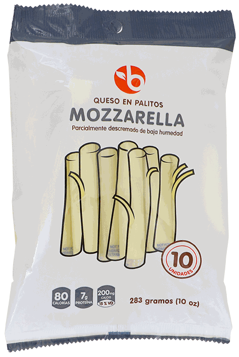 BRAVO QUESO EN PALITOS MOZZARELLA 10 OZ