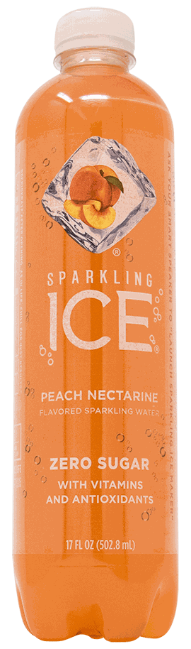 ICE SPARKLING PEACH NECTARINE 17 OZ