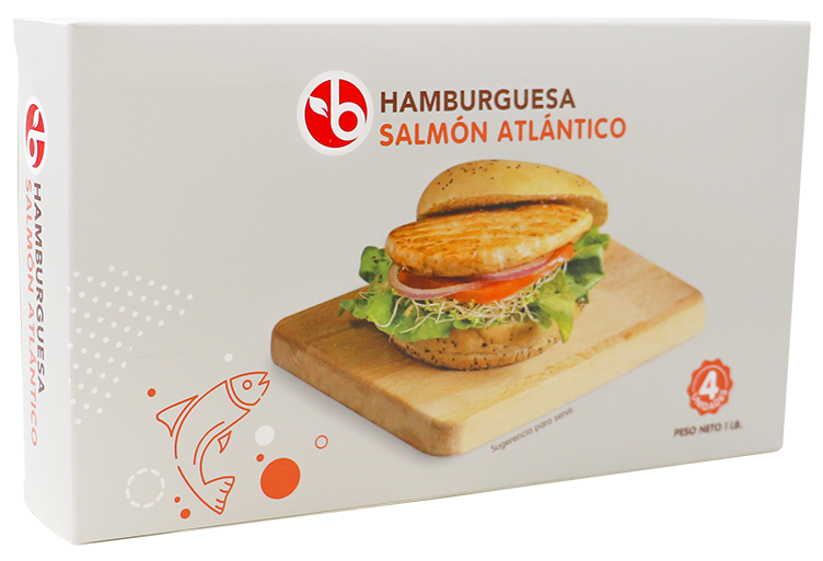 Bravo Hamburguesa Salmon Atlantico1 LB
